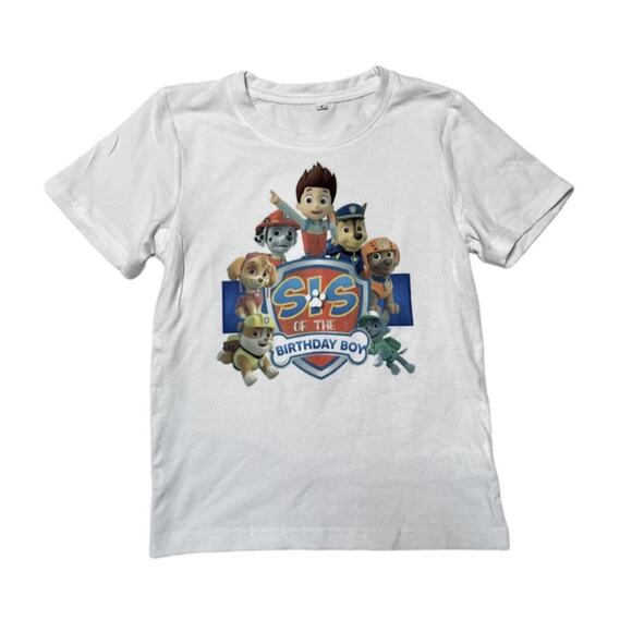 Paw Patrol Birthday Sister Graphic Tee Size S - Picture 1 of 5